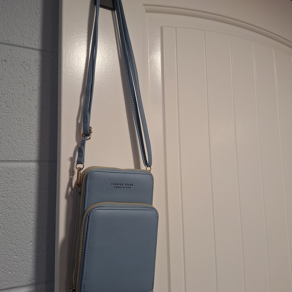 Forever Young Sky Blue Crossbody Bag